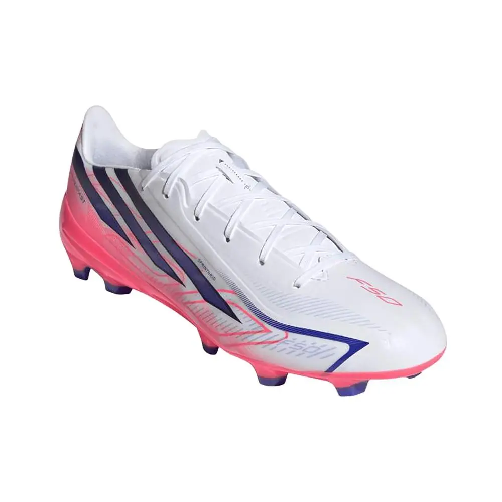 Adidas shoes - adidas F50 Hyperfast League Firm Ground Soccer Cleats - SB1158-KJ3412 - White (UPC: 198328194539) 0