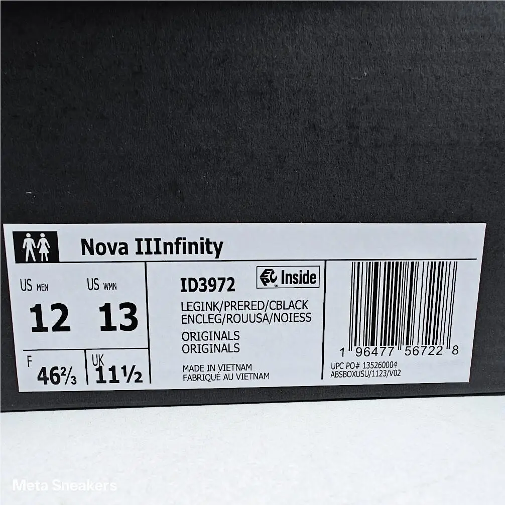Adidas shoes - adidas Nova - Nova - ID3972 - Legend Ink / Preloved Red / Core Black 0