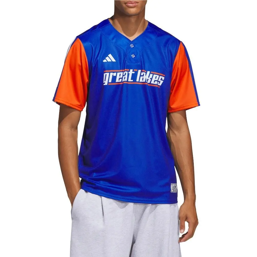 Adidas clothing - adidas Great Lakes  League World Series Replica Jersey - SB1158-KM8338 - Blue (UPC: 199219676479) 0