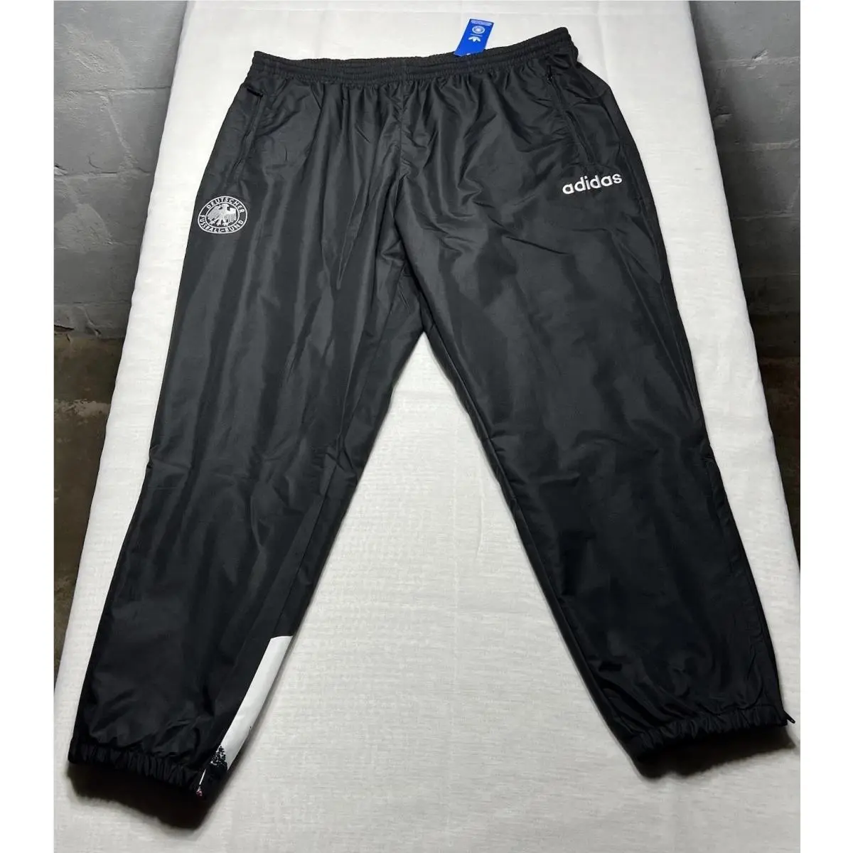 Adidas Germany Dfb 94 Track Pants Mens 2XL Black Soccer JW8808