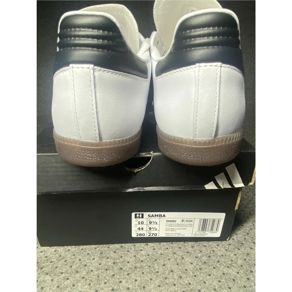 Adidas shoes - adidas Samba - Samba - White With Black Stripes 0