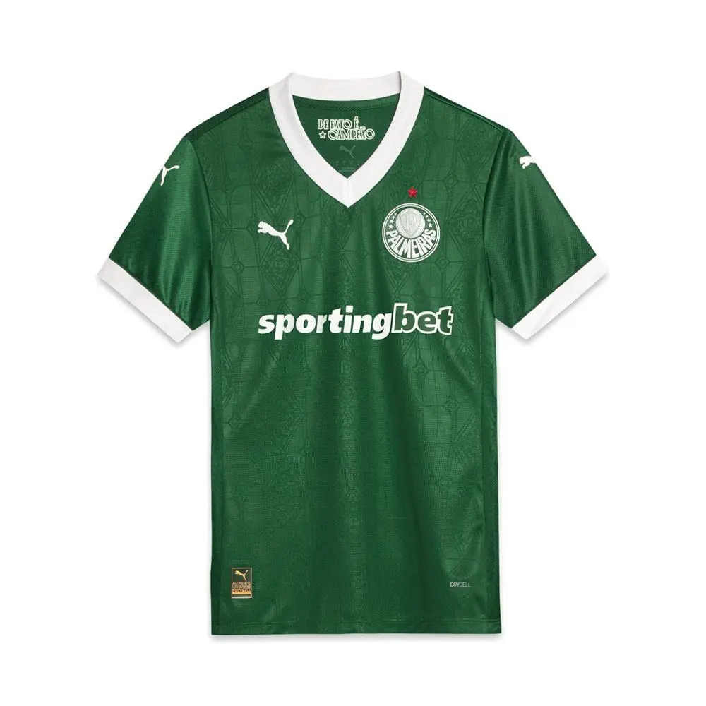 Puma clothing - PUMA Se Palmeiras Home `25 Soccer Jersey - 78242501 - Green 1