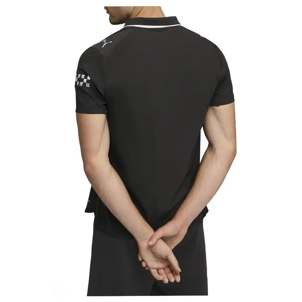 Puma clothing - PUMA Manchester City Collared Short Sleeve Soccer Jersey 2526 Awa - 78034802 - Black 2