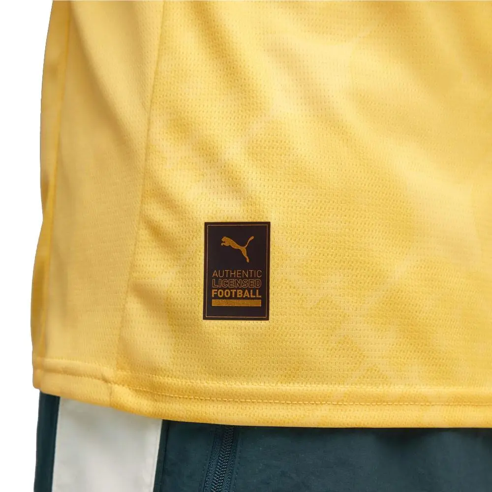 Puma clothing - PUMA Ac Milan Third Collared Short Sleeve Soccer Jersey Replica - 77997903 - Yellow 8
