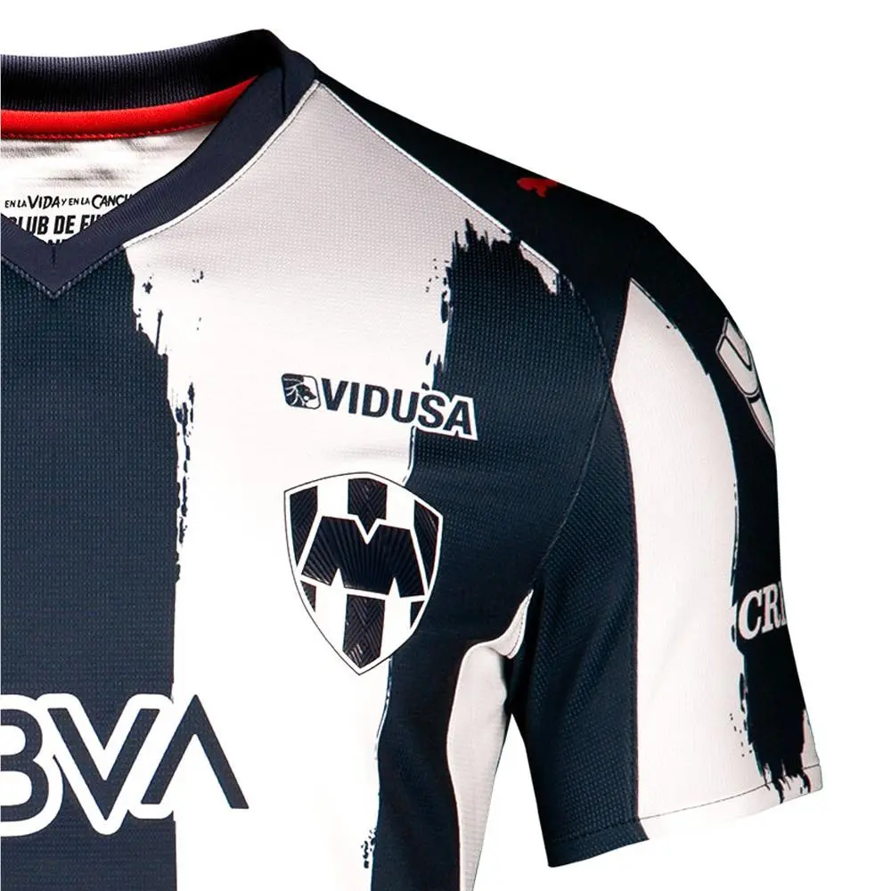 Puma clothing - PUMA Monterrey Home Promo 2526 Crew Neck Short Sleeve Soccer Jers - 70693501 - Blue 8