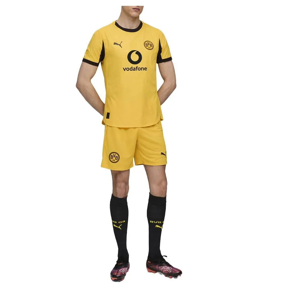 Puma clothing - PUMA Borussia Dortmund 2526 Authentic Cup Crew Neck Short Sleeve - 78011103 - Yellow 2
