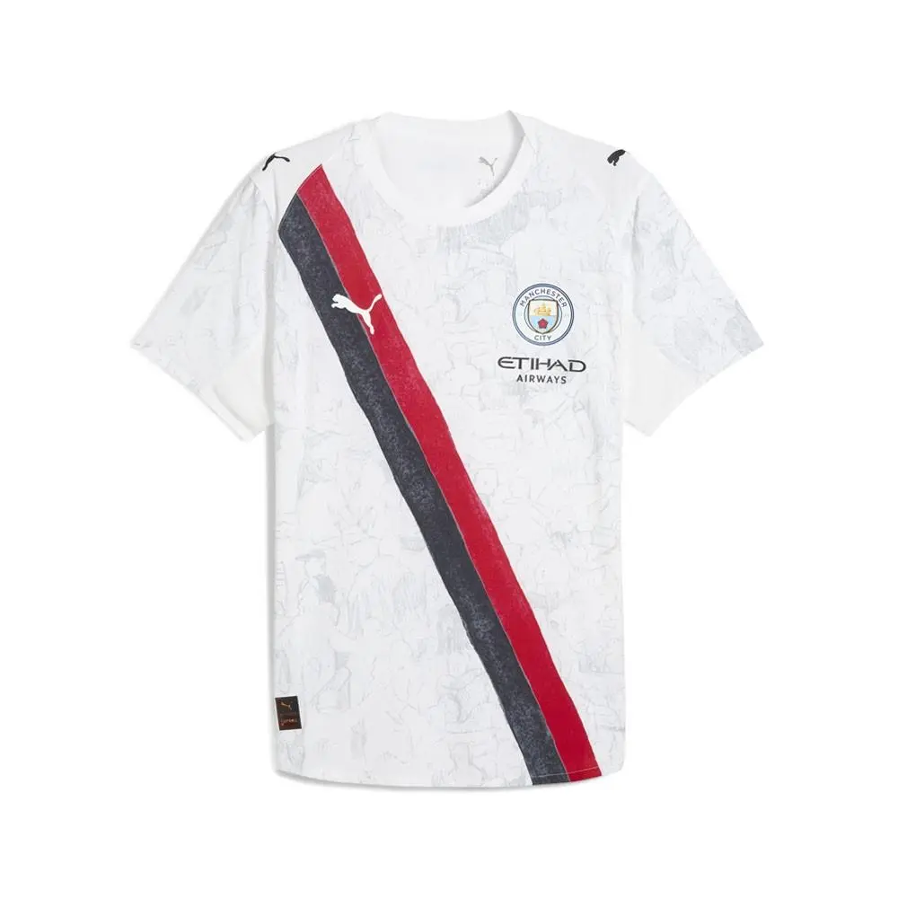 Puma X Kidsuper Manchester City F.c. Jersey Authentic with Box X Kidsuper Manchester City F.c. Jersey Mens White 7814