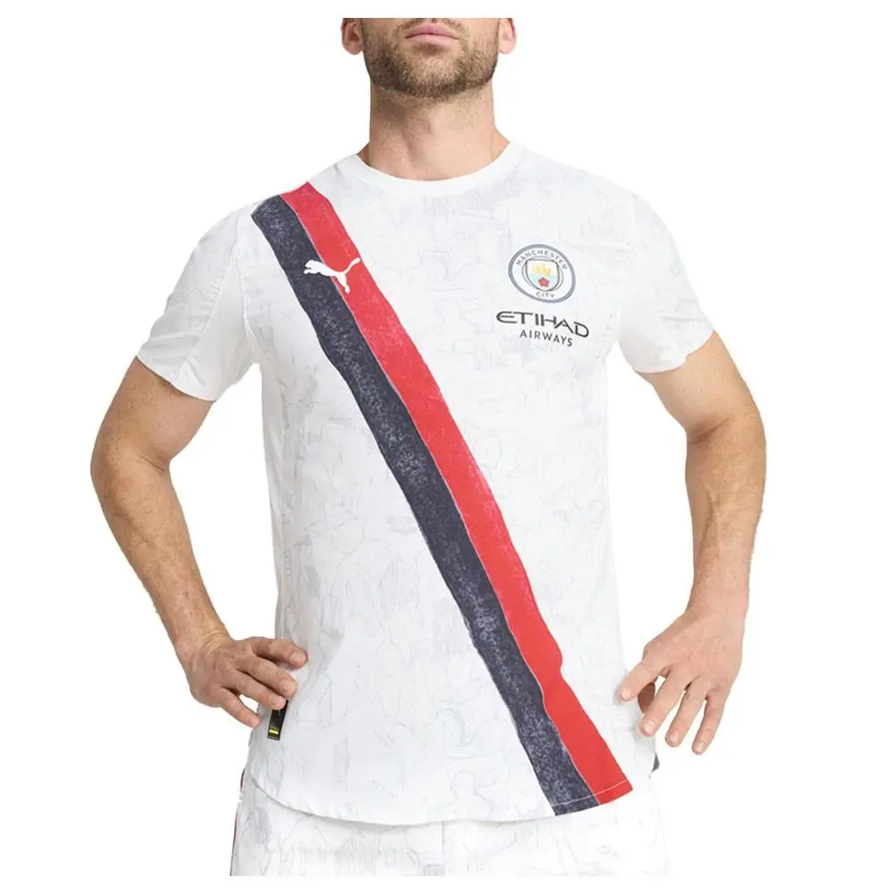 Puma clothing - PUMA  X Kidsuper Manchester City F.C. Jersey Authentic With Box - 78145407 - White 5