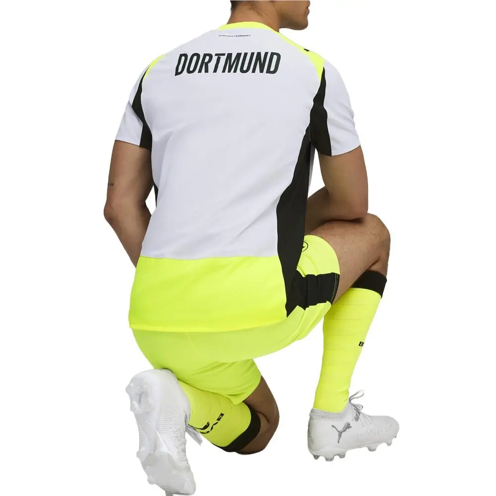 Puma clothing - PUMA Borussia Dortmund Authentic Away Crew Neck Short Sleeve Socc - 78010302 - Grey 9