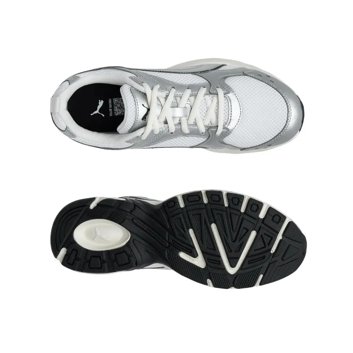Puma shoes - White/Silver 2