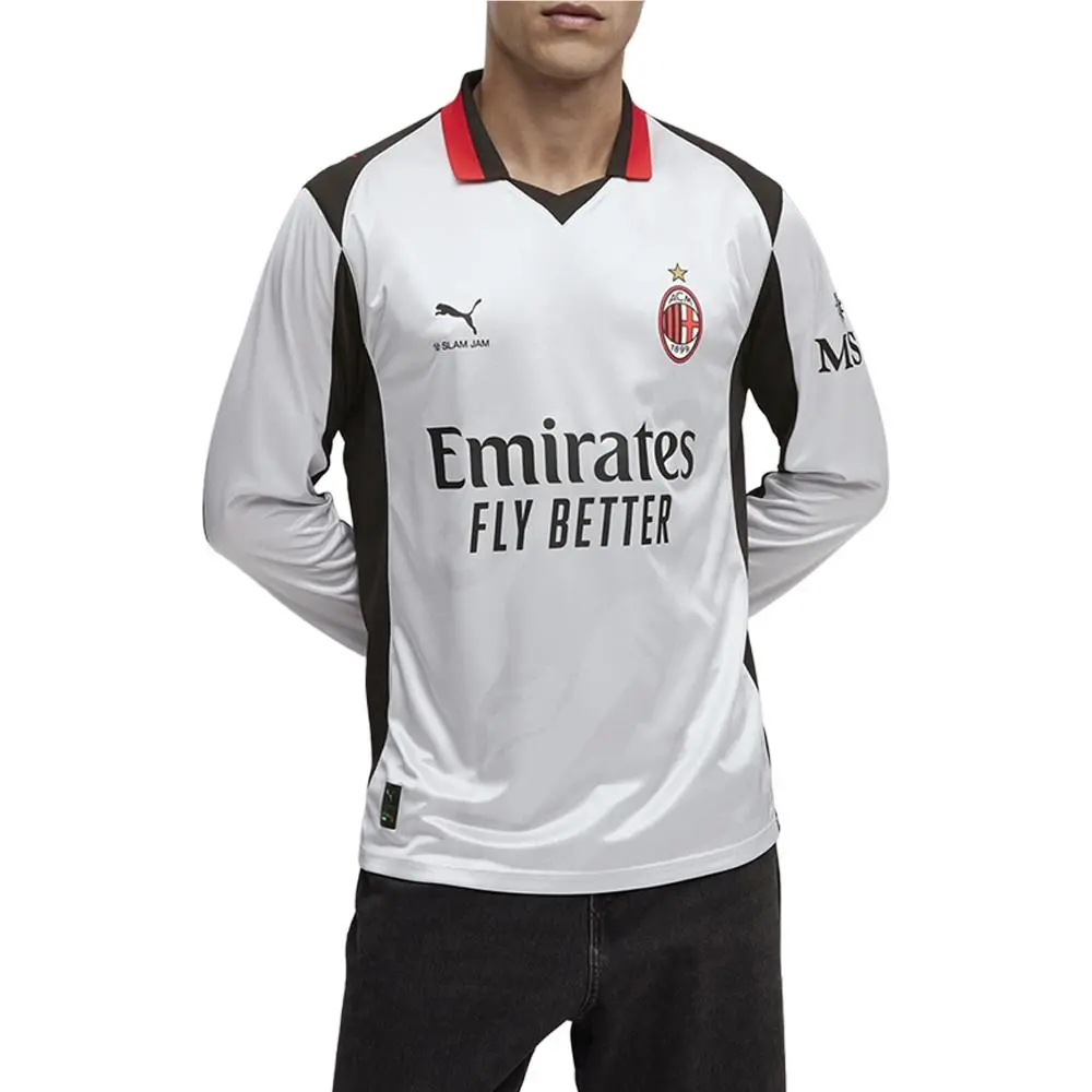 Puma clothing - PUMA Ac Milan X Slam Jam Long Sleeve Jersey - 78763701 - Grey 1