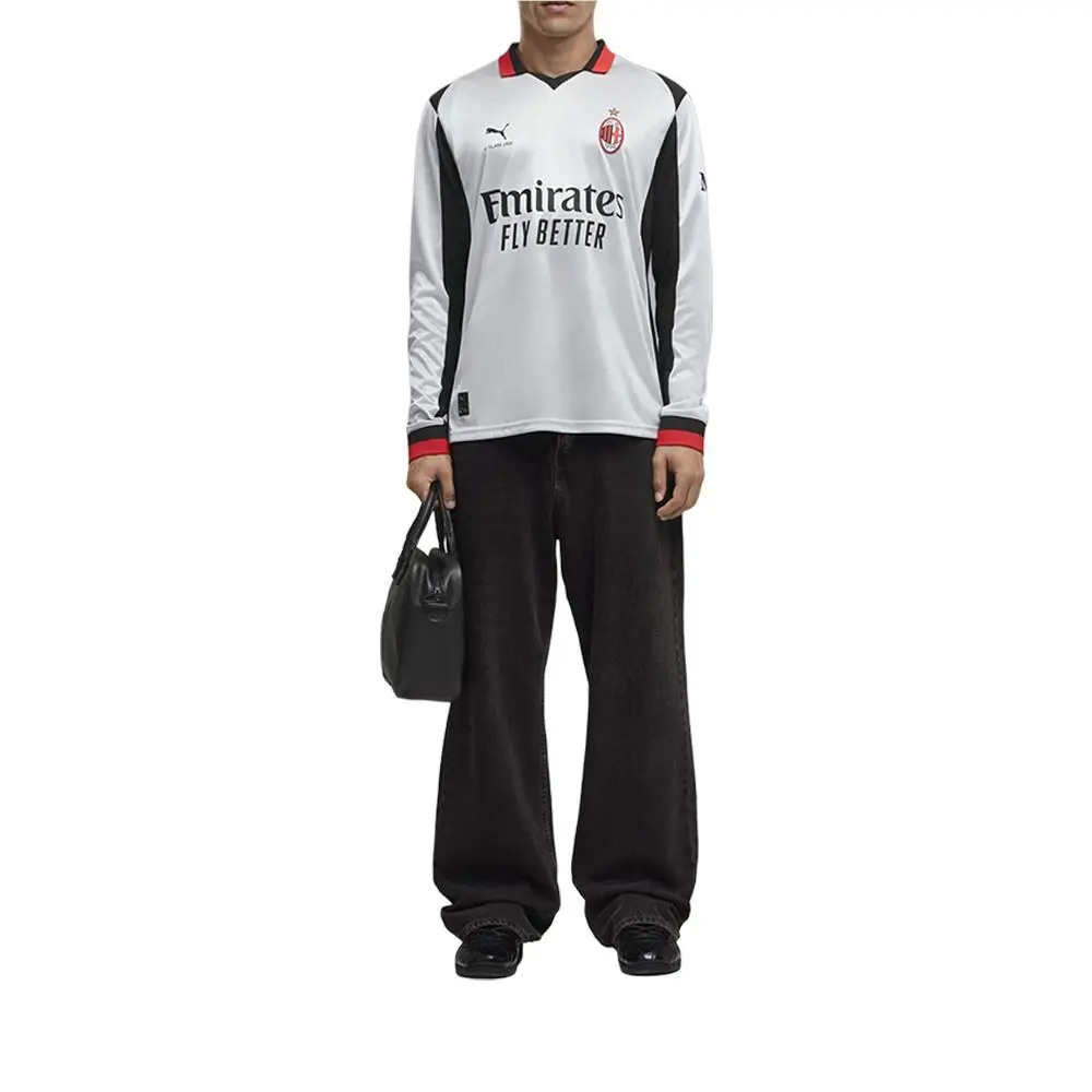 Puma clothing - PUMA Ac Milan X Slam Jam Long Sleeve Jersey - 78763701 - Grey 5