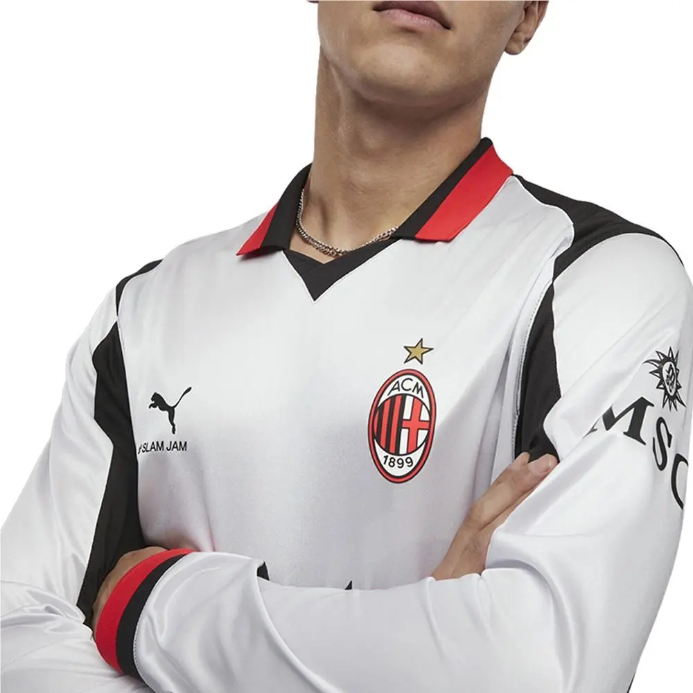 Puma clothing - PUMA Ac Milan X Slam Jam Long Sleeve Jersey - 78763701 - Grey 3