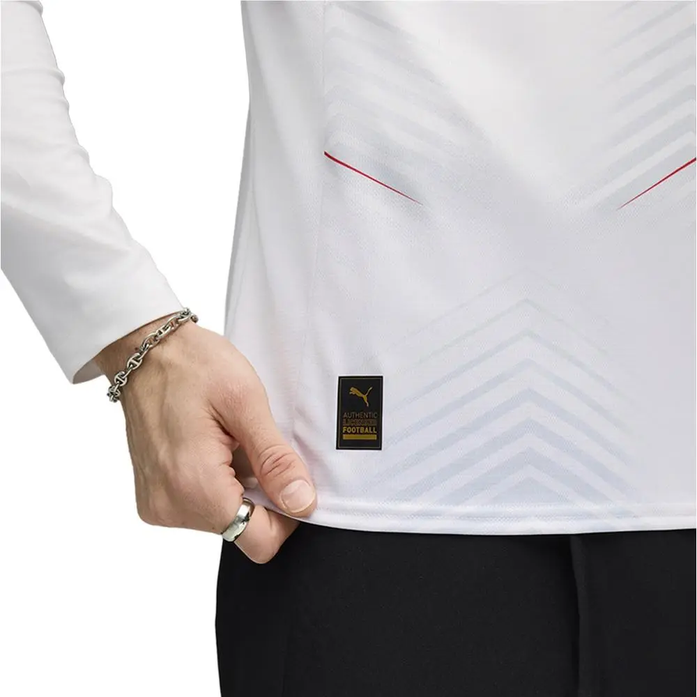 Puma clothing - PUMA Rbl Home VNeck Long Sleeve Replica Jersey - 77987601 - White 3