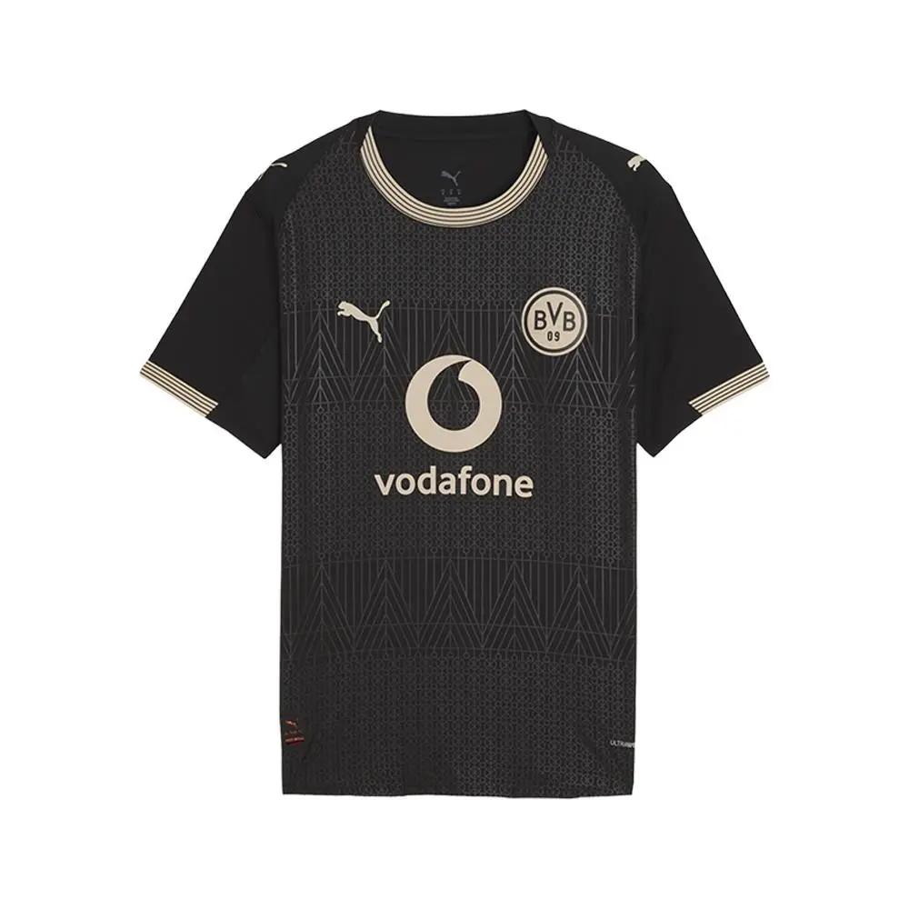 Puma Bvb Special Edition Crew Neck Short Sleeve Soccer Jersey Mens Size