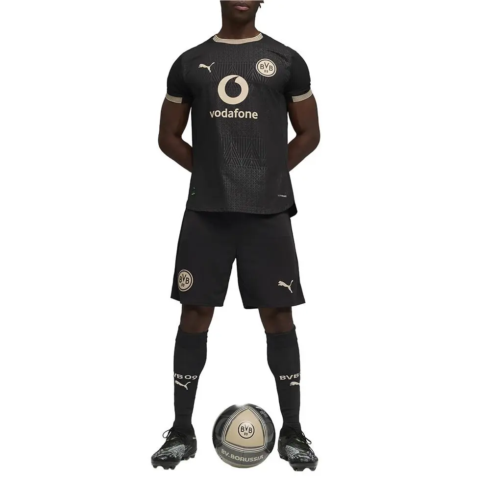 Puma clothing - PUMA Bvb Special Edition Crew Neck Short Sleeve Soccer Jersey Rep - 78302023 - Black 5