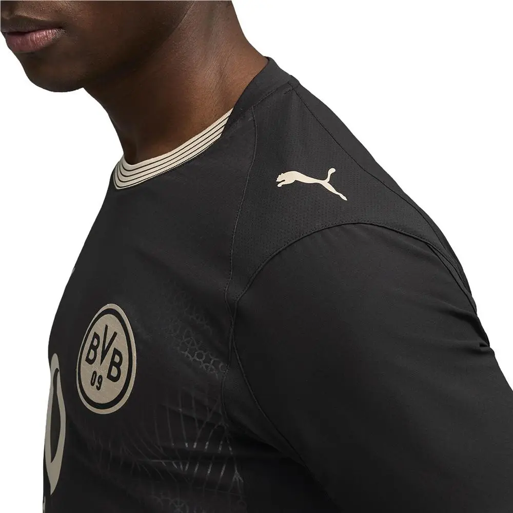 Puma clothing - PUMA Bvb Special Edition Crew Neck Short Sleeve Soccer Jersey Rep - 78302023 - Black 3