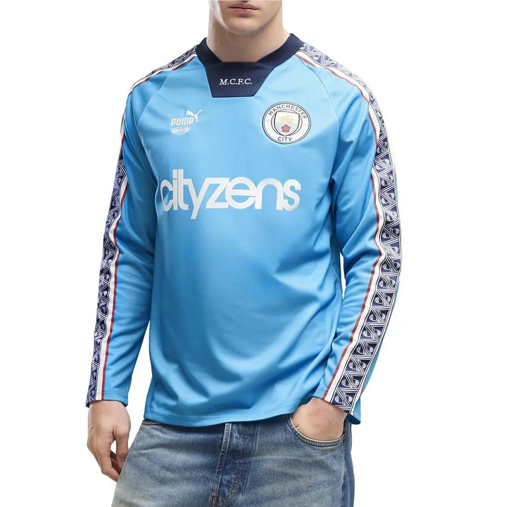 Puma clothing - PUMA Manchester City Fc King Relaxed Soccer Jersey - 78629435 - Blue 6
