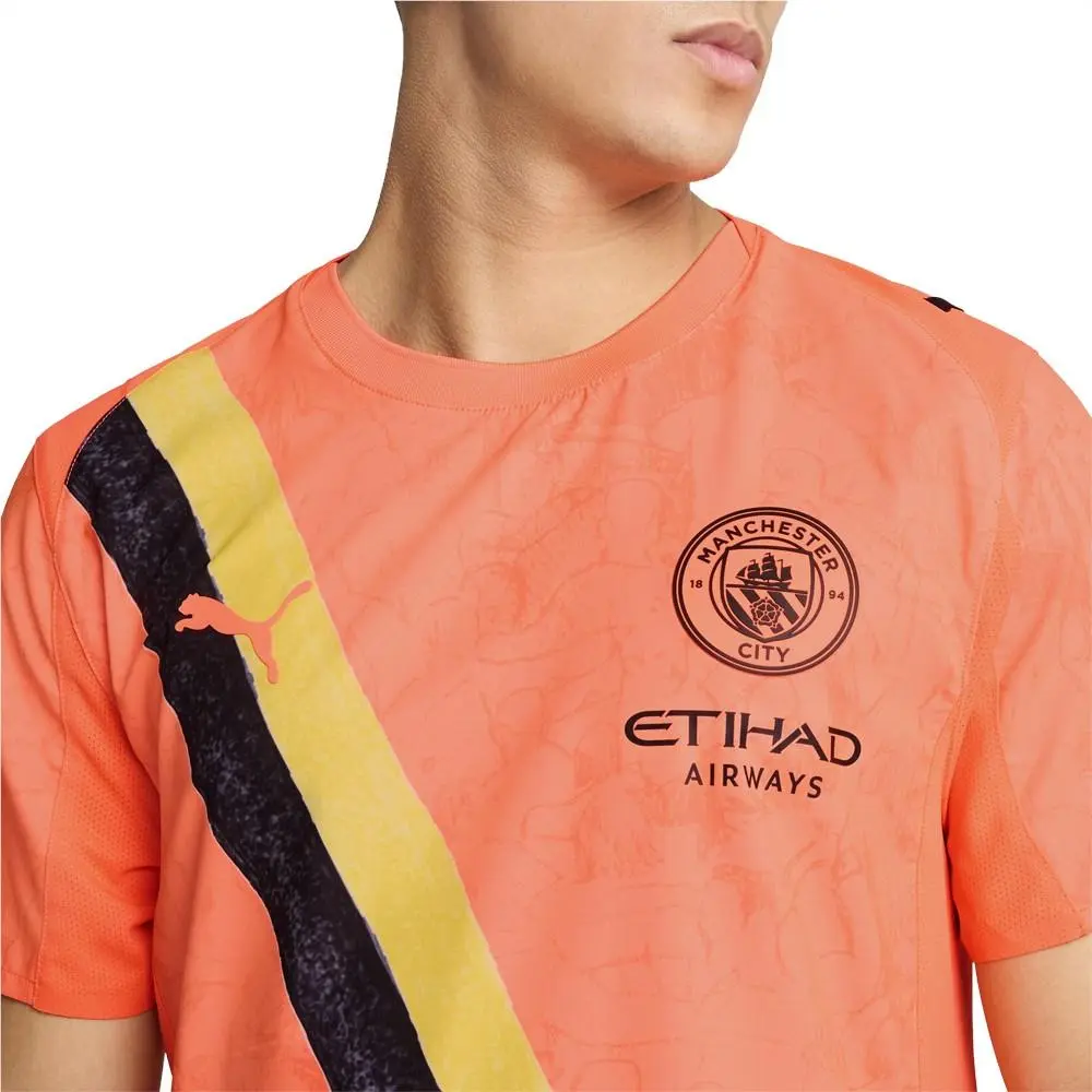 Puma clothing - PUMA  X Kidsuper Manchester City F.C. Jersey Authentic With Box - 78145408 - Orange 10