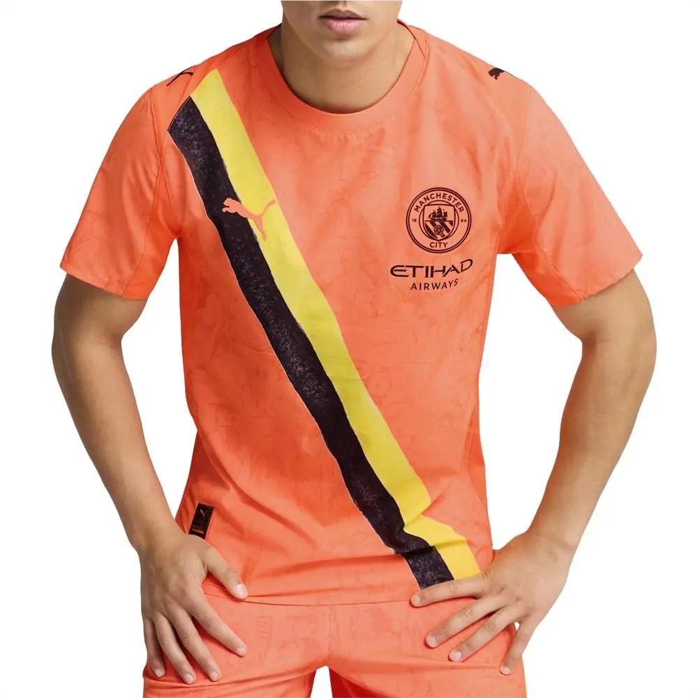 Puma clothing - PUMA  X Kidsuper Manchester City F.C. Jersey Authentic With Box - 78145408 - Orange 8