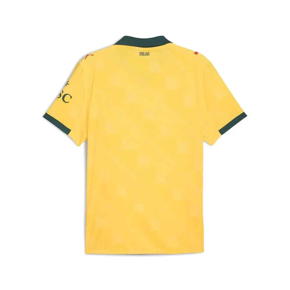 Puma clothing - PUMA Ac Milan Third Collared Short Sleeve Soccer Jersey Authentic - 77997803 - Yellow 5