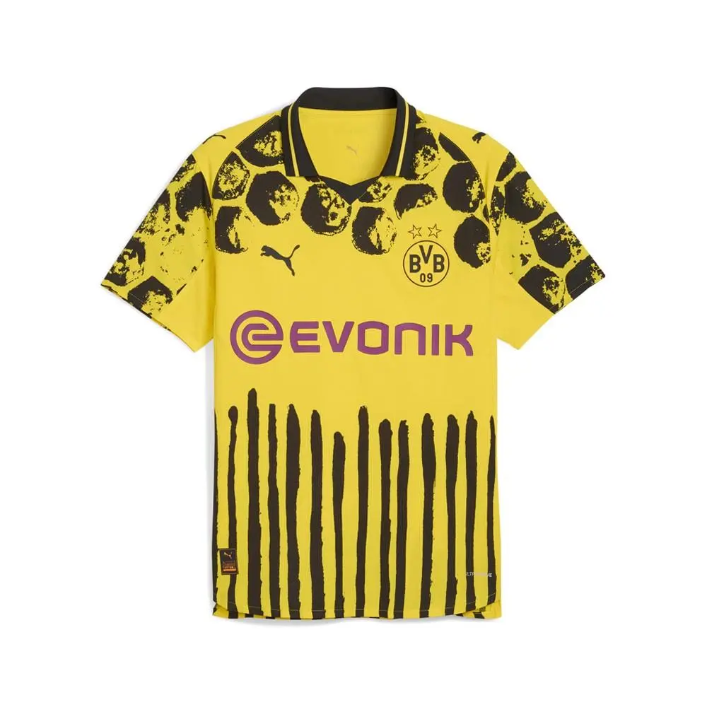 Puma clothing - PUMA  X Kidsuper Borussia Dortmund Authentic Soccer Jersey - 78268002 - Yellow 3