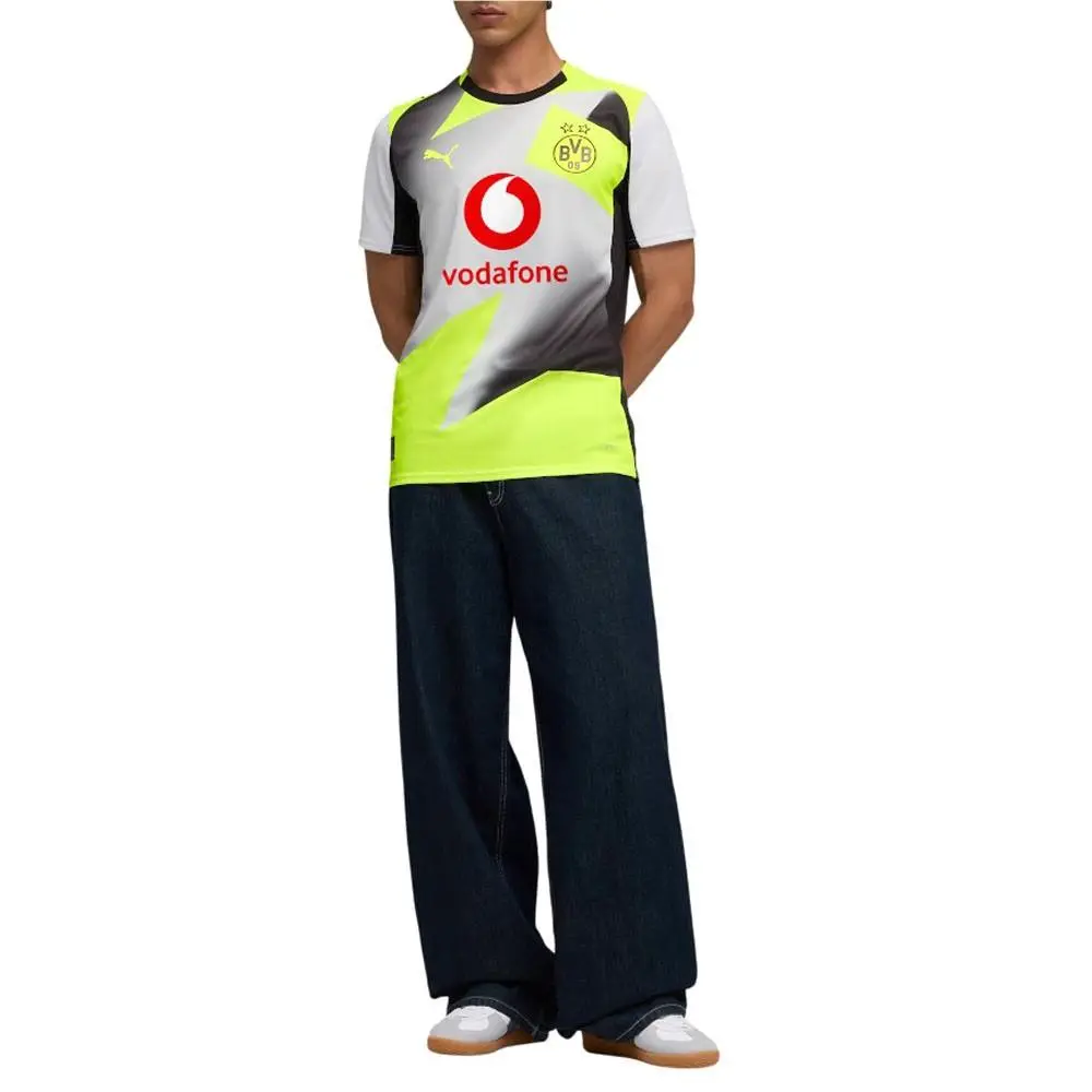 Puma clothing - PUMA Bvb Away Crew Neck Short Sleeve Replica Jersey - 78010402 - Grey 3