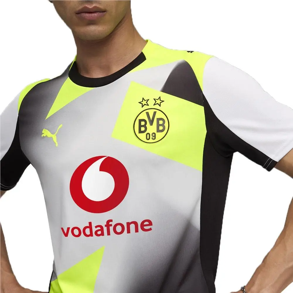 Puma clothing - PUMA Bvb Away Crew Neck Short Sleeve Replica Jersey - 78010402 - Grey 4