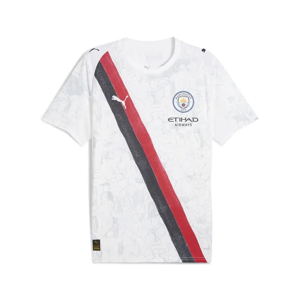 Puma clothing - PUMA  X Kidsuper Manchester City F.C. Crew Neck Short Sleeve Socc - 78106807 - Black, White 3