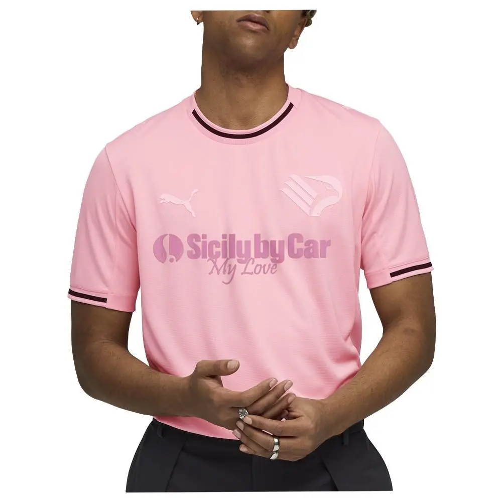 Puma clothing - PUMA Palermo Fc 2526 Home Replica Soccer Jersey - 78284901 - Pink 1