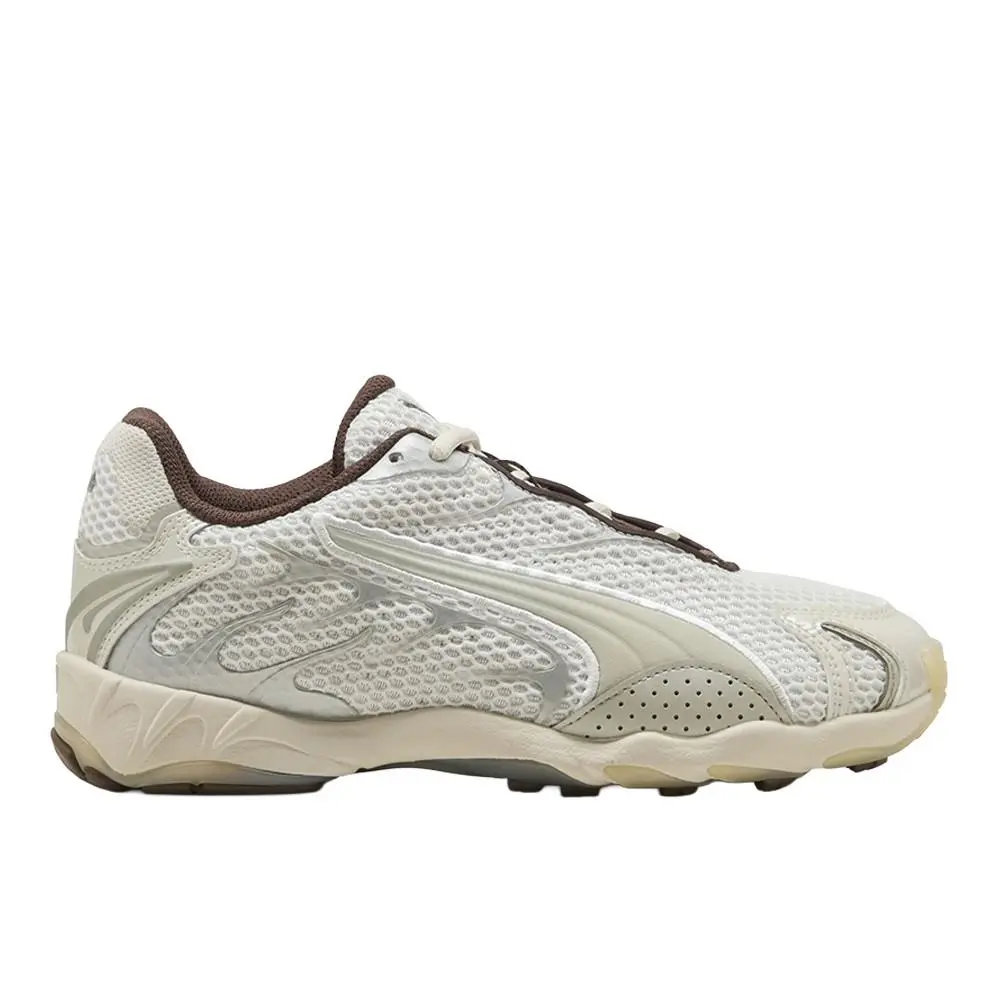 Puma shoes - PUMA Inhale Metallic Lace Up - 40647503 - Beige, Off White 6
