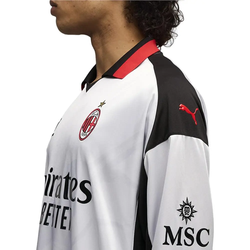 Puma clothing - PUMA Ac Milan X Slam Jam Limited Edition Long Sleeve Jersey - 78763601 - Grey 3