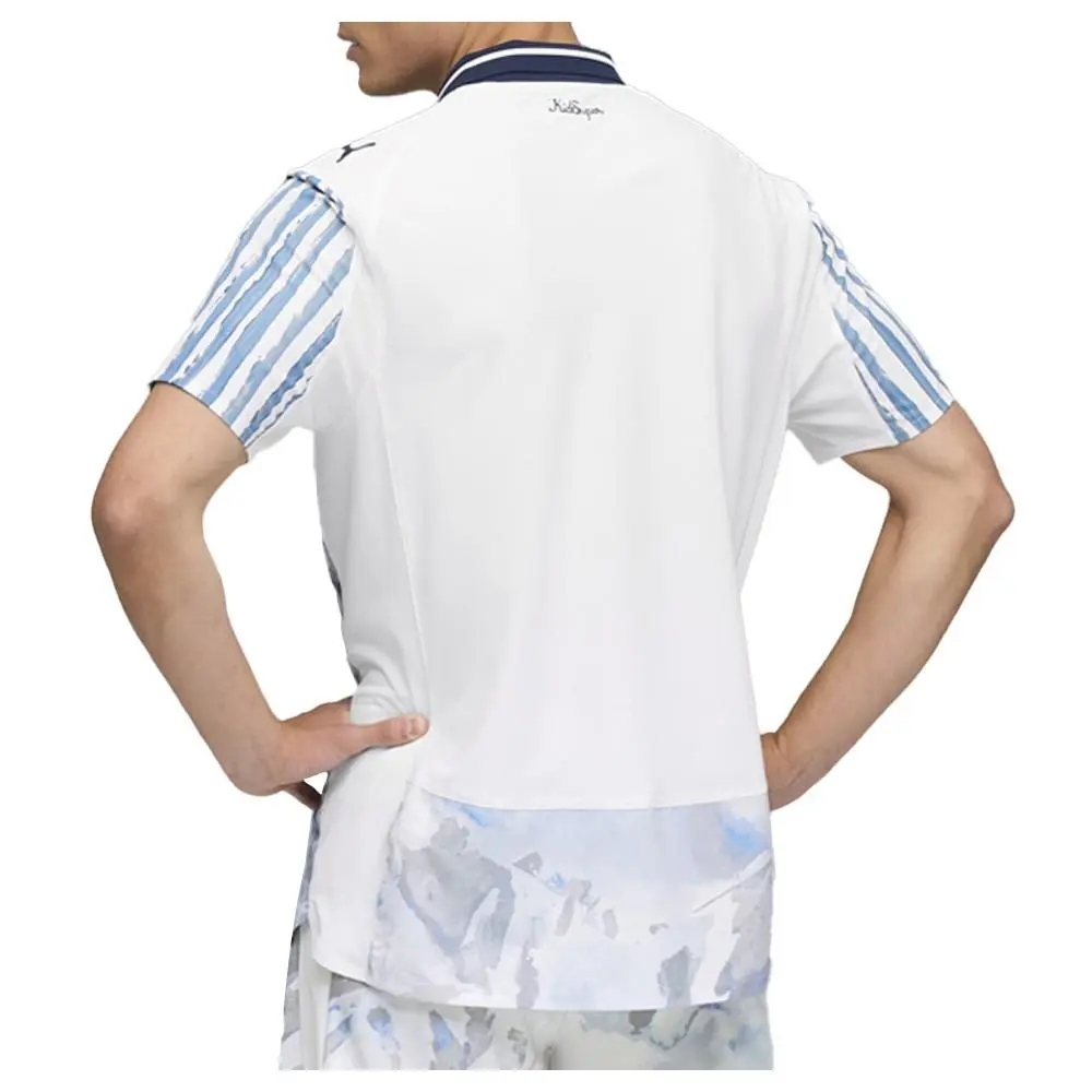 Puma clothing - PUMA  X Kidsuper Cf Monterrey Authentic Collared Short Sleeve Rep - 78145312 - White 7
