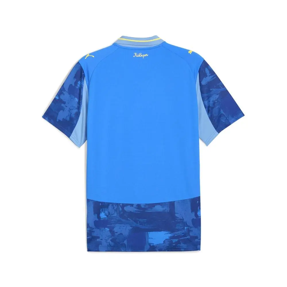 Puma clothing - PUMA  X Kidsuper Fc Red Bull Salzburg Crew Neck Short Sleeve Jers - 78274006 - Blue, Yellow 0