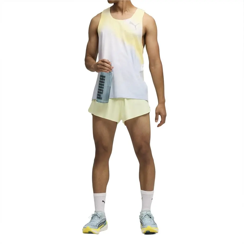 Puma clothing - PUMA Lightspeed Ultraweave Graphic Crew Neck Singlet Tank Top - 52856442 - Grey 8