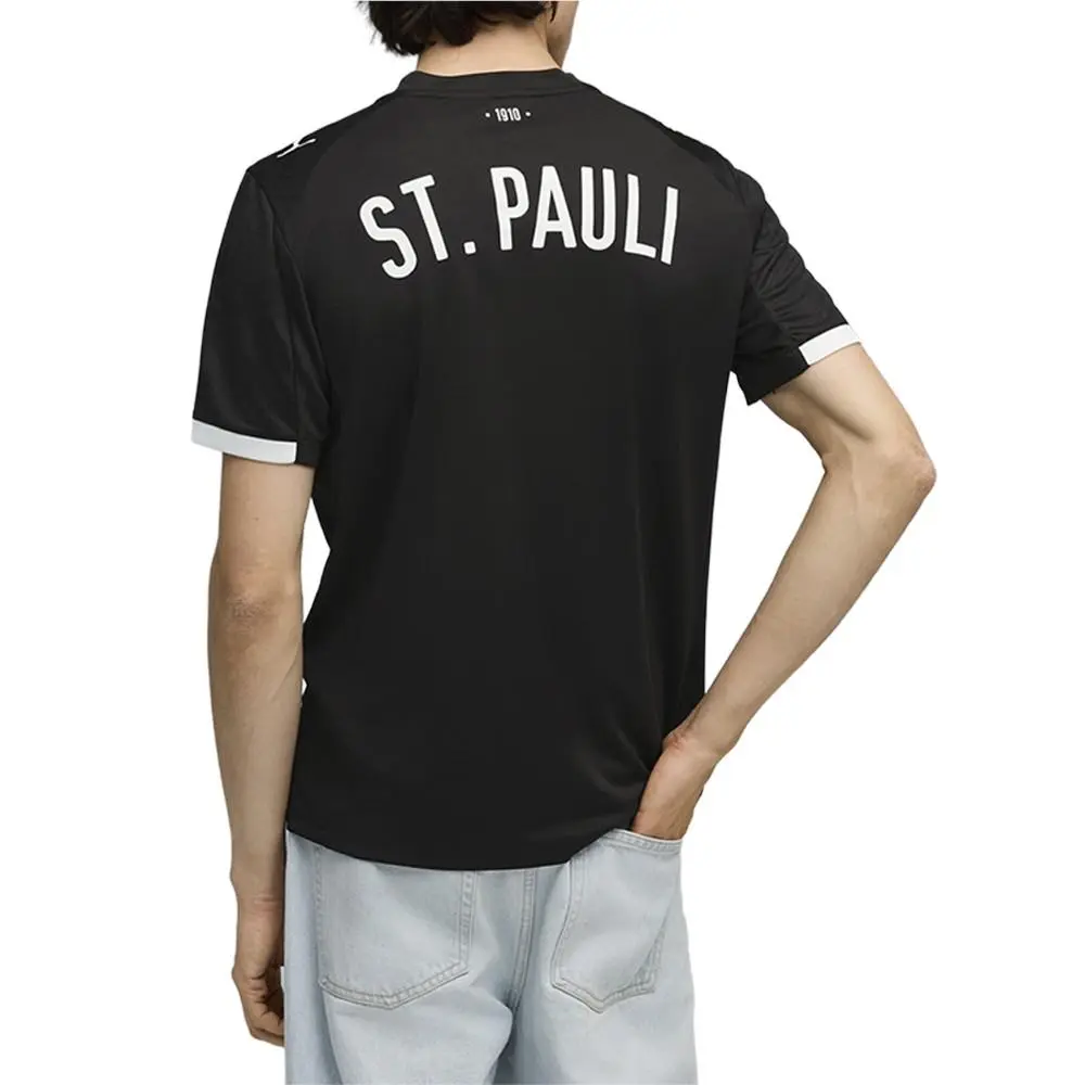 Puma clothing - PUMA St. Pauli 2526 Third Crew Neck Short Sleeve Soccer Jersey - 78307403 - Black 8