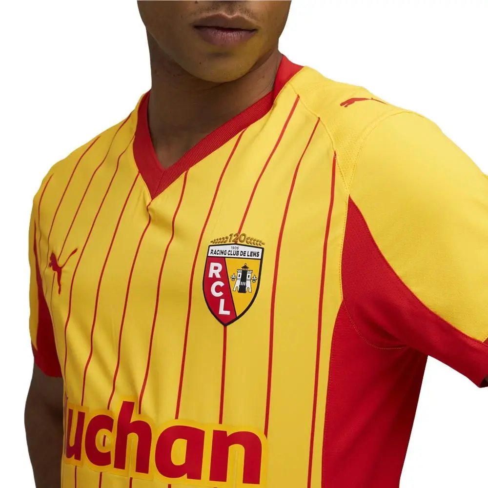 Puma clothing - PUMA Rcl Crew Neck Short Sleeve Home Authentic Soccer Jersey - 77972701 - Yellow 4