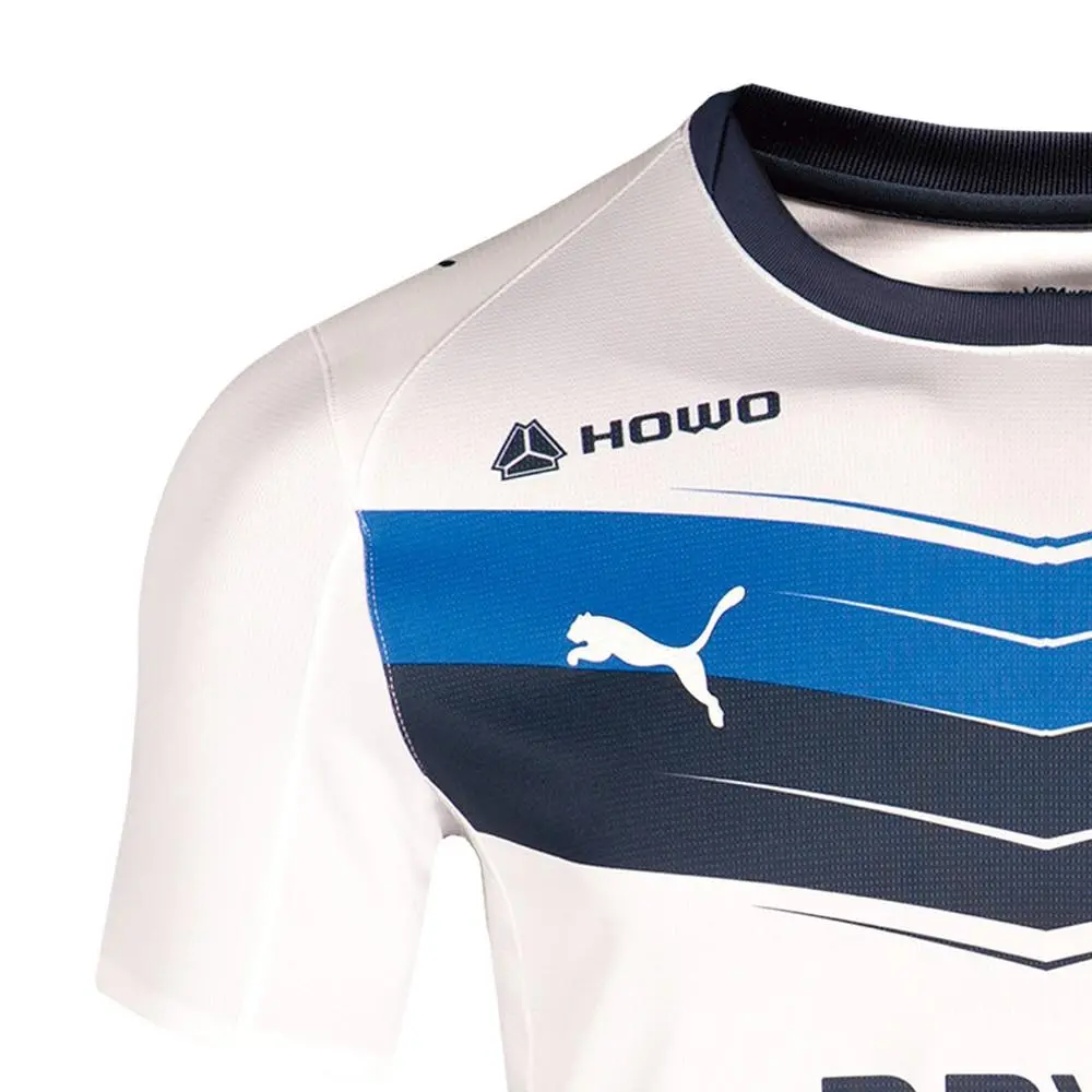 Puma clothing - PUMA Monterrey Shirt Crew Neck Short Sleeve Soccer Away Replica J - 71358701 - White 11