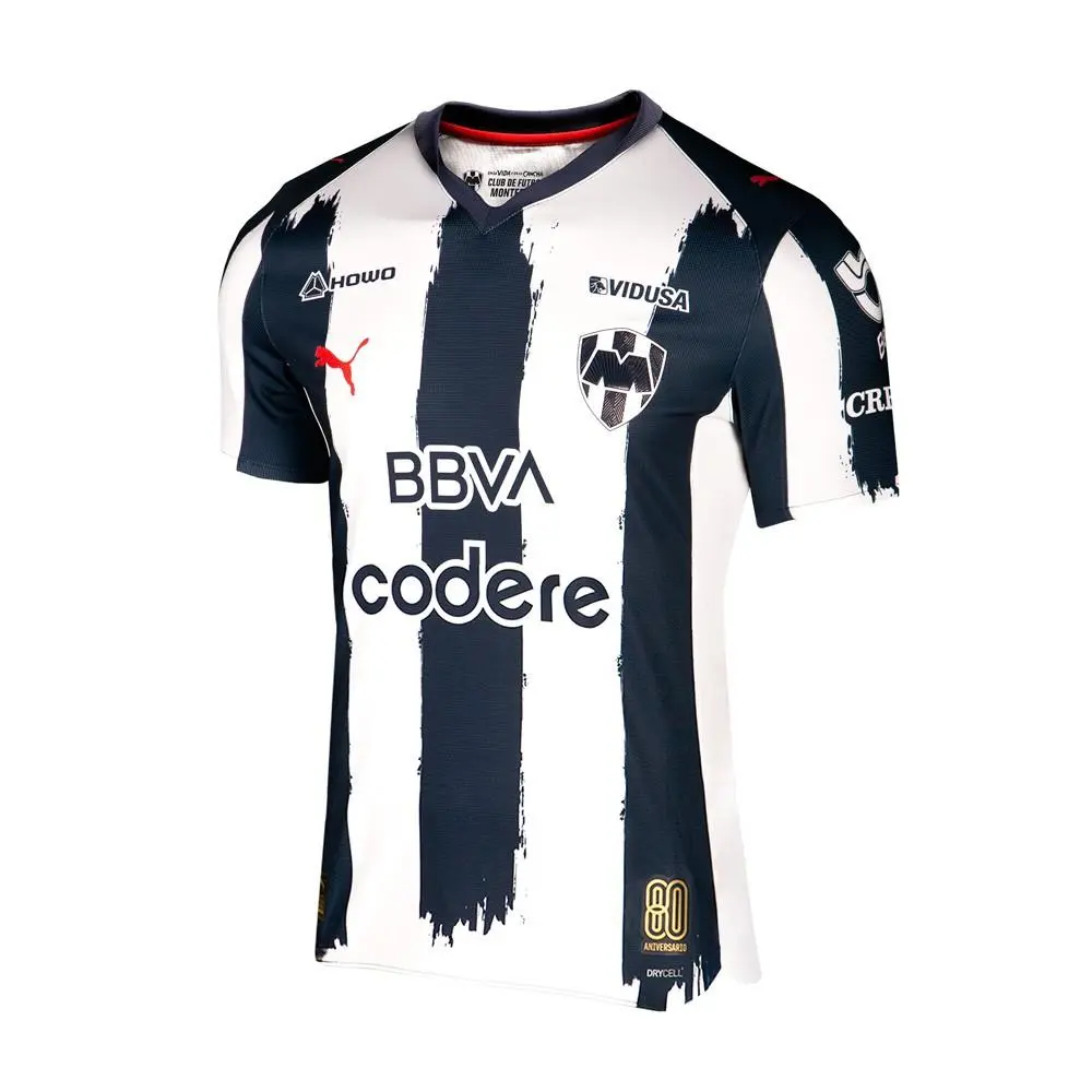 Puma clothing - PUMA Monterrey Home Crew Neck Short Sleeve Soccer Jersey - 71358601 - Blue 1