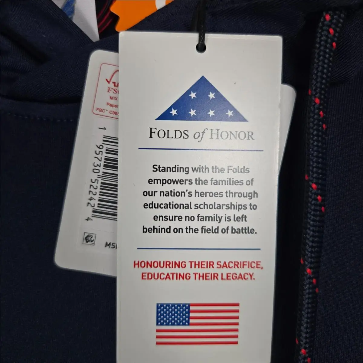 Puma clothing - wind water golf casual performance wind shirt polo long sleeve stretchy wicking chest length anorak pullover sweatshirt usa red white blue folds of honor polyester spandex hood hooded hoodie hoody - Blue 5