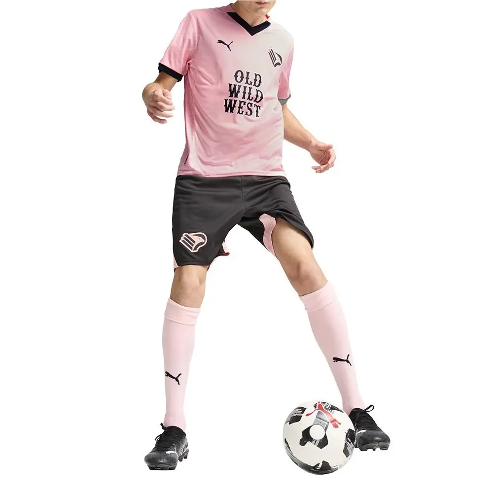Puma clothing - PUMA Palermo F.C. 2425 Home Replica Soccer Jersey - 77902301 - Pink (UPC: 197672236803) 3
