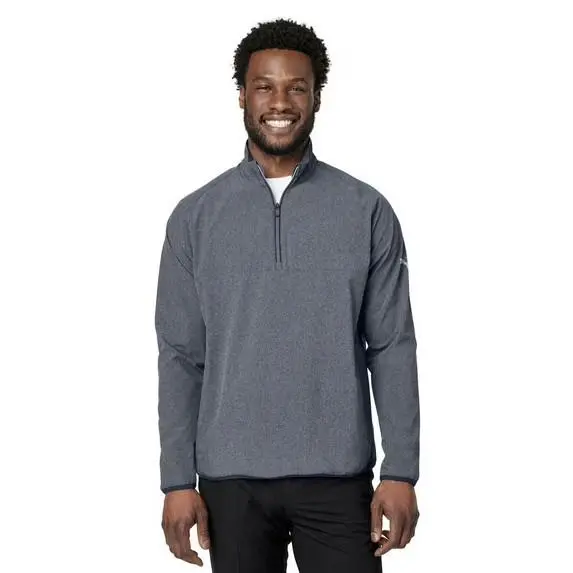 Puma Golf Coastal Woven Quarter-zip Pullover Golf Windbreaker 538931 Mens L Gray