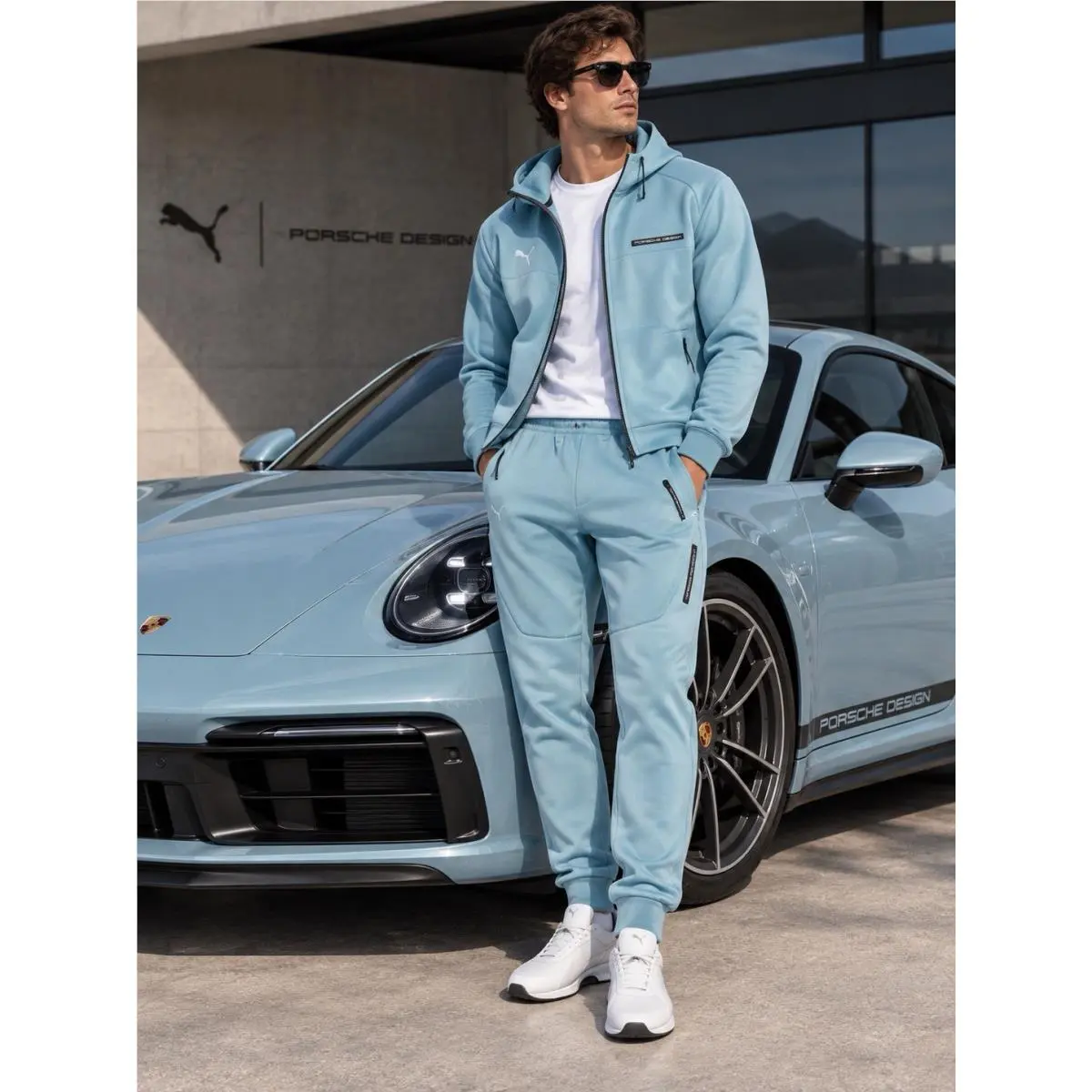 Puma clothing - Puma Porsche Jogger Sweatpants - Porsche Jogger Sweatpants - 629480 629480-02 62948002 - Blue (UPC: 198553593107) 0