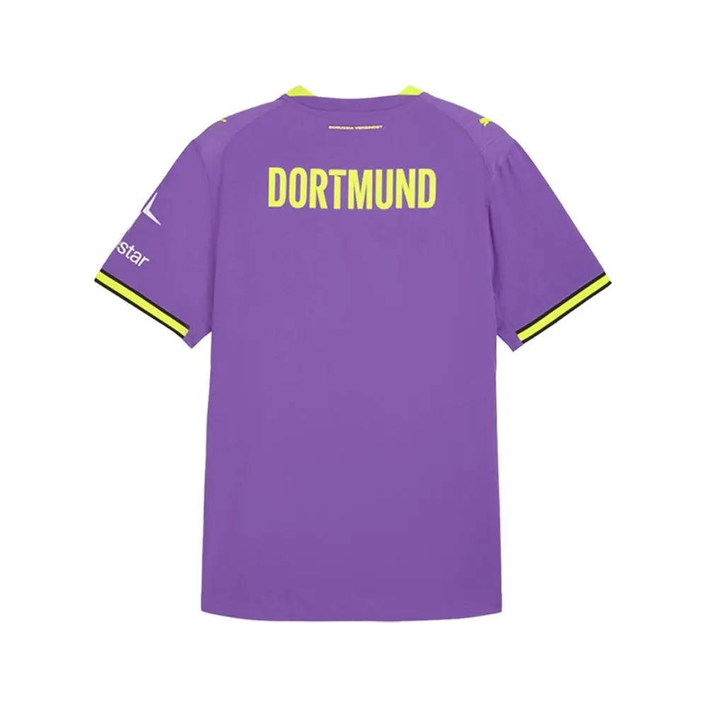 Puma clothing - PUMA Borussia Dortmund Third Authentic Soccer Jersey - 78566217 - Purple (UPC: 199261527057) 0