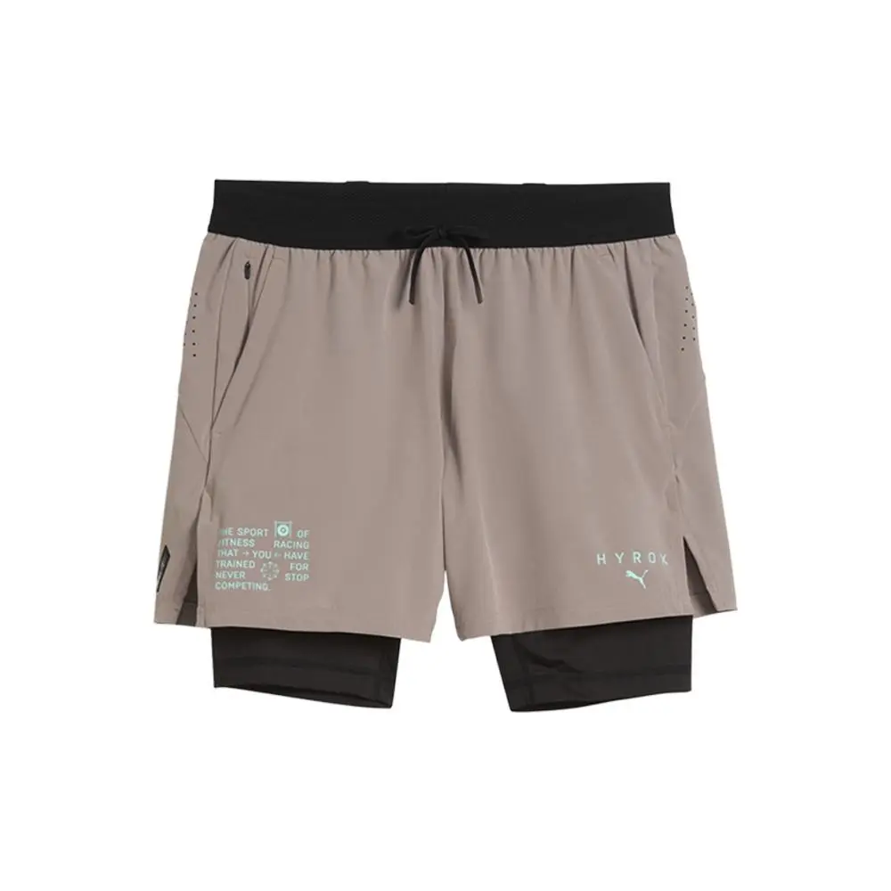 Puma X Hyrox Pwrmode 2In1 Short Mens Size S Casual Athletic Bottoms 52923681