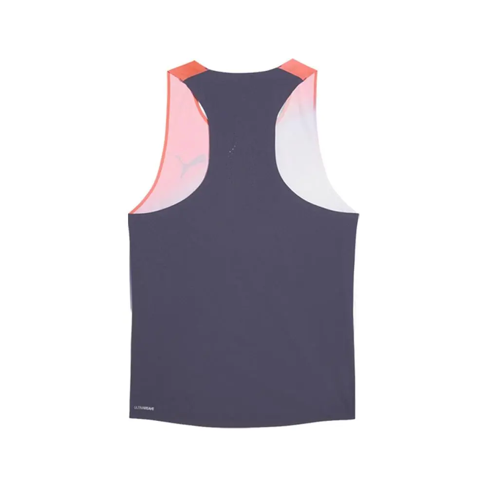 Puma clothing - PUMA Lightspeed Ultraweave Graphic Crew Neck Singlet Tank Top - 52856435 - Grey (UPC: 199260835771) 0