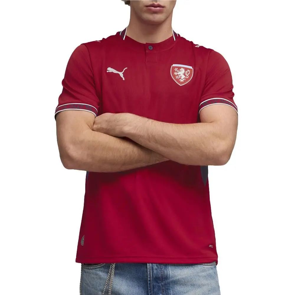 Puma clothing - PUMA Facr Home Crew Neck Short Sleeve Replica Jersey - 78325201 - Red (UPC: 199259323494) 1
