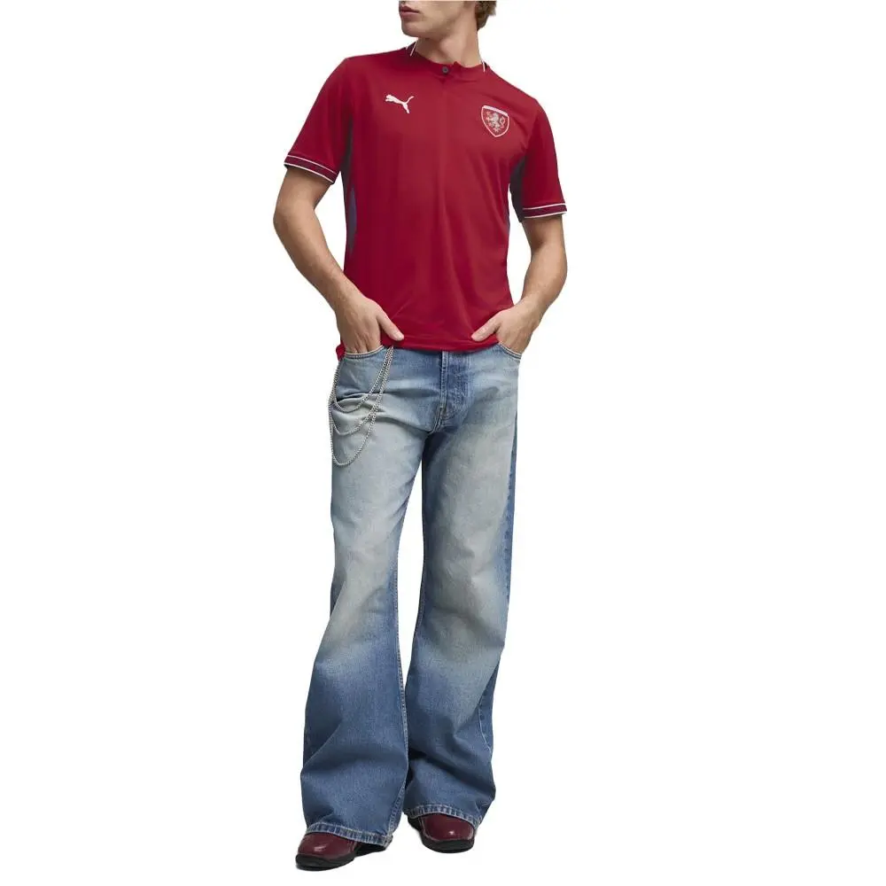 Puma clothing - PUMA Facr Home Crew Neck Short Sleeve Replica Jersey - 78325201 - Red (UPC: 199259323494) 3