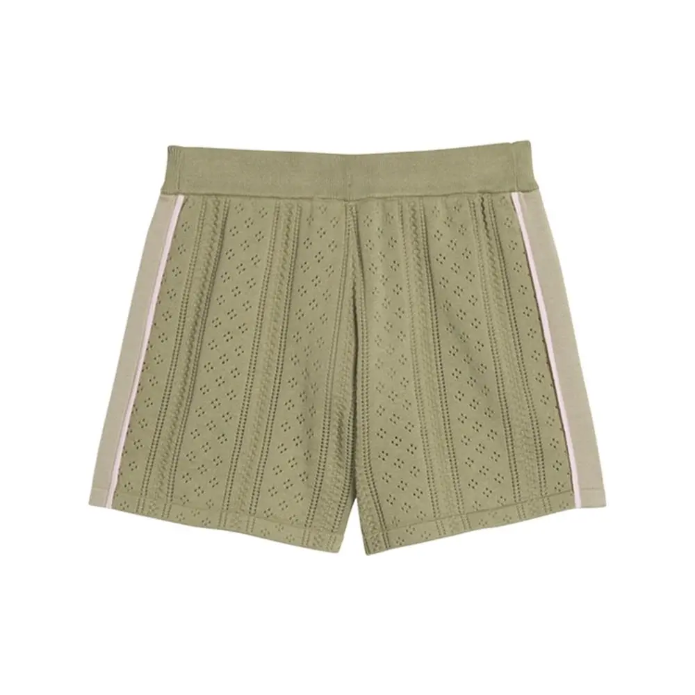 Puma clothing - PUMA  X Madhappy Pointelle Knitted Shorts - 63756782 - Green (UPC: 199260301078) 0