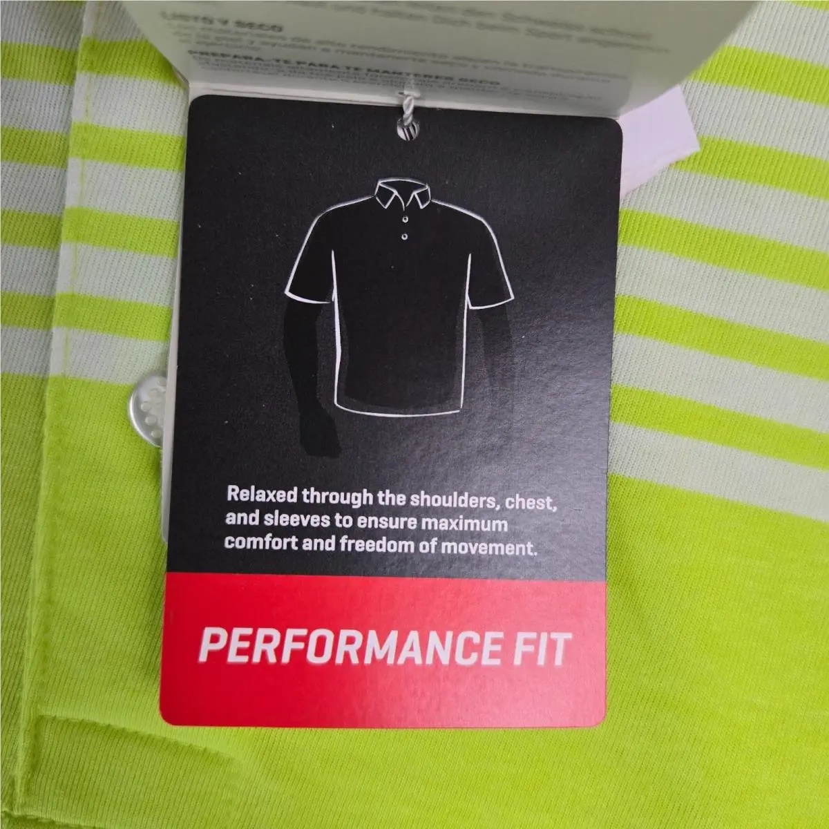 Puma clothing - short sleeve collared stretchy golf casual tennis button up front down wicking stretchy UV UPF lightweight chest length men`s size drycell dry cell bright hi viz neon green cotton polyester - Green 6